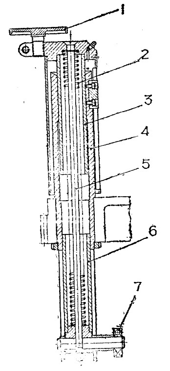 我國第一臺(tái)灌裝機(jī)的主要結(jié)構(gòu)之瓶托