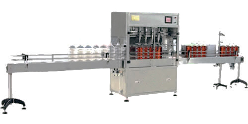 四頭定量全自動食用油灌裝機